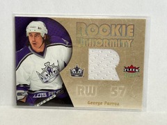 2005-06 Fleer Ultra Rookie Uniformity George Parros #RU-GP